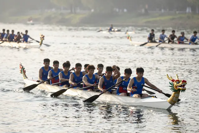 Time de Zhuhai conquista pódio em campeonato nacional de dragão boat
