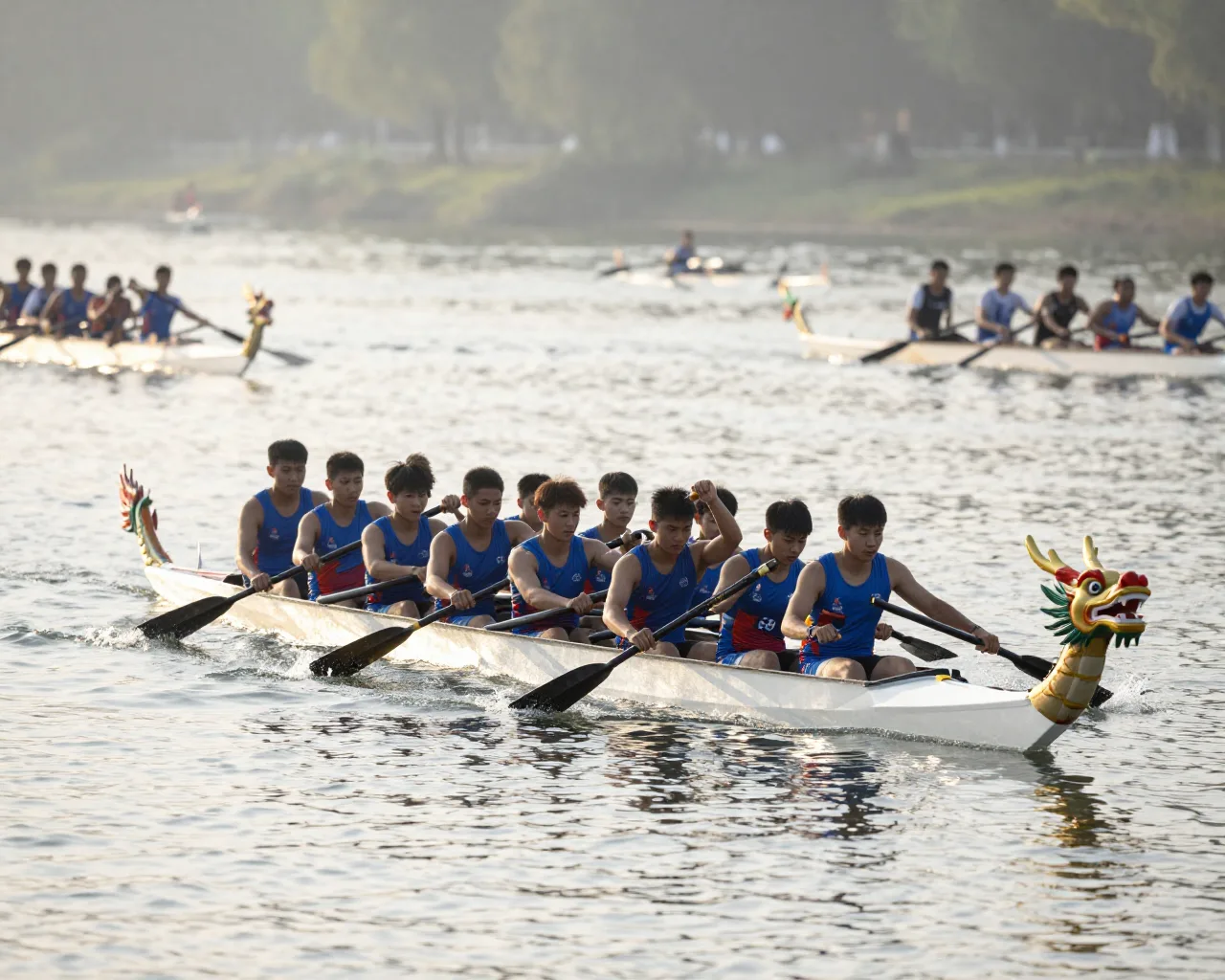Time de Zhuhai conquista pódio em campeonato nacional de dragão boat