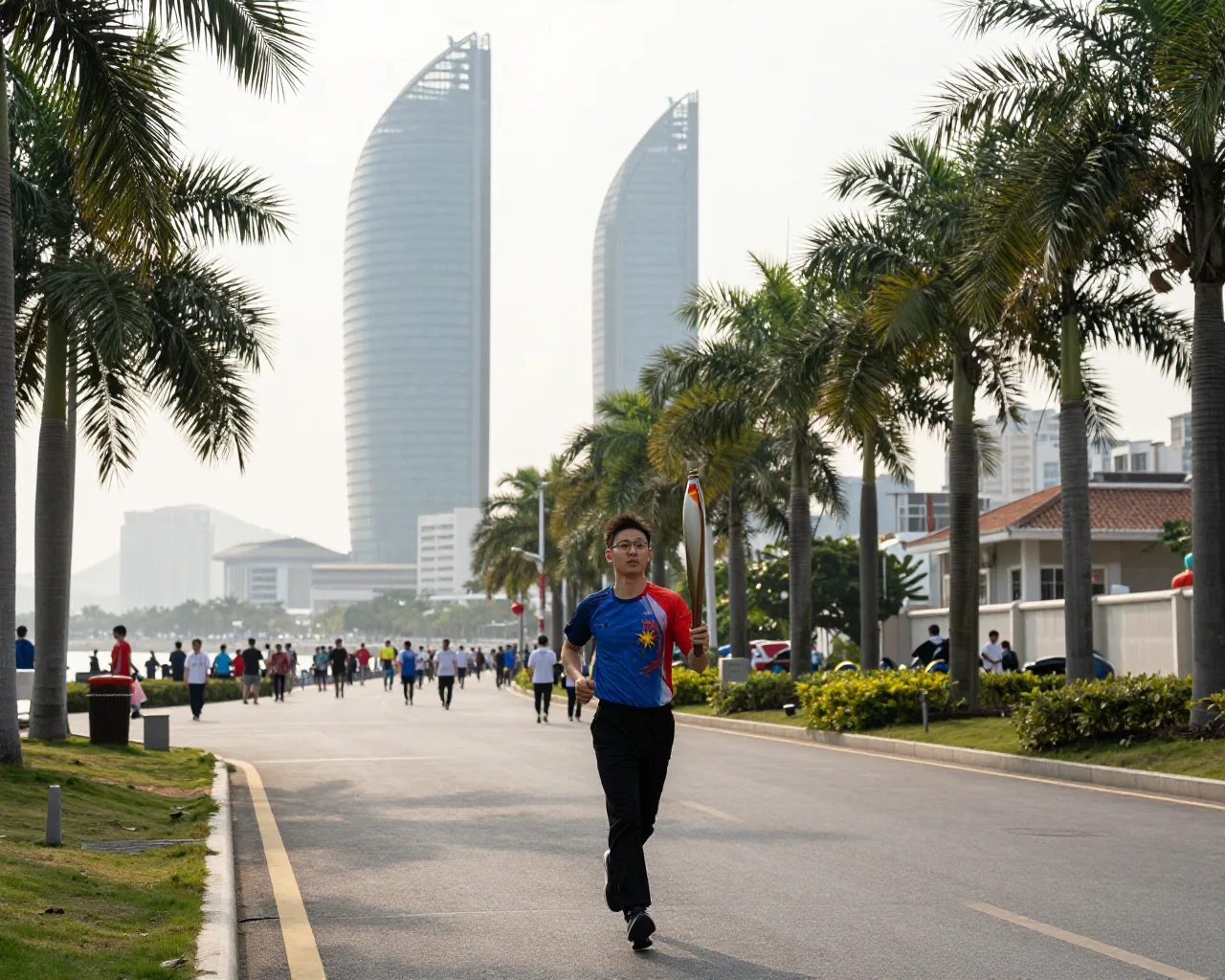 Torch relay in Hong Kong and Macau features Zhuhai athletes and tech