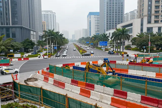 Túnel em Zhuhai avança 5 metros por dia sob o centro urbano