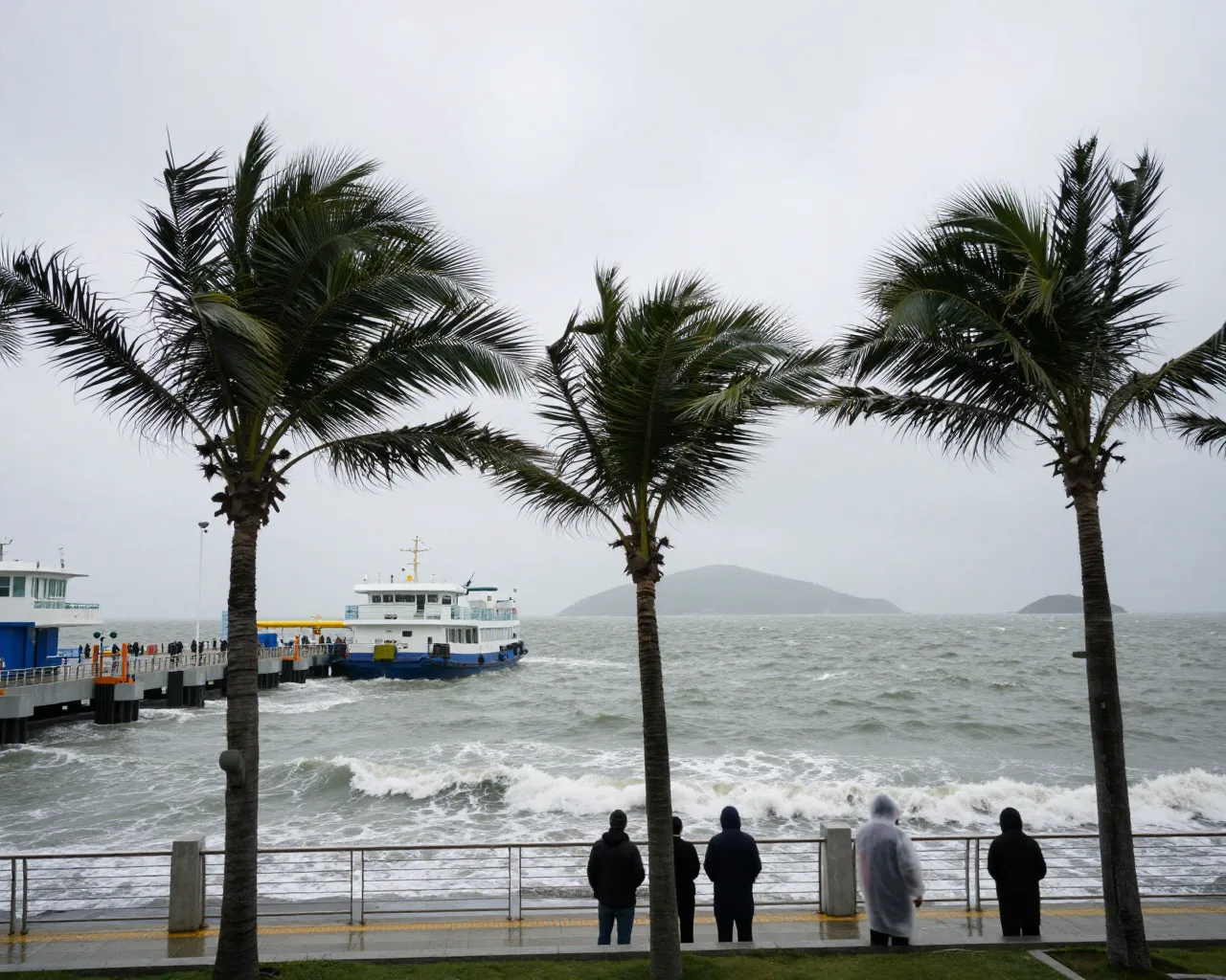 Ventos fortes suspendem voos para ilhas de Zhuhai nesta segunda