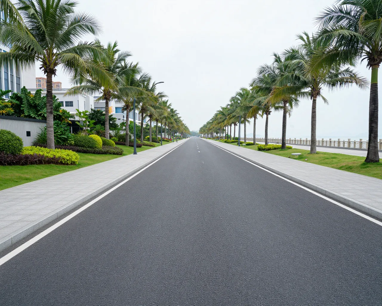 Via principal de Zhuhai ganha novo visual e paisagismo