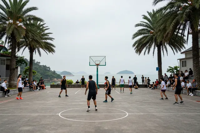 Vila em Zhuhai revive torneio de basquete com 34 anos de história