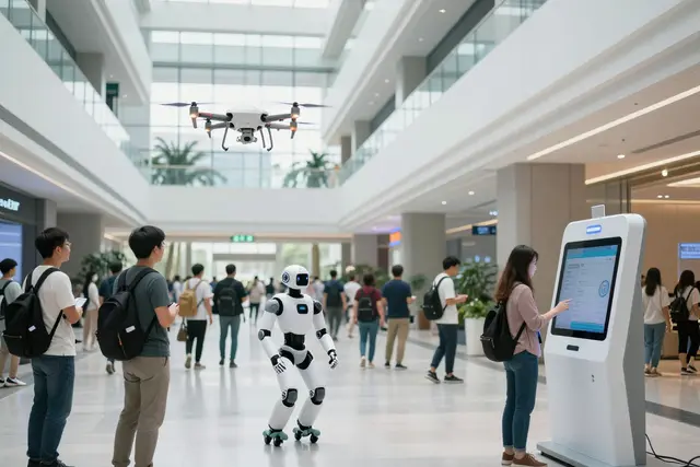 Zhuhai abre semana de tecnologia com robôs, drones e IA para o público