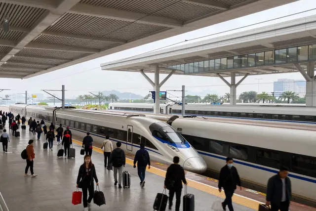 Zhuhai amplia trens para o interior da China na época do Ano Novo