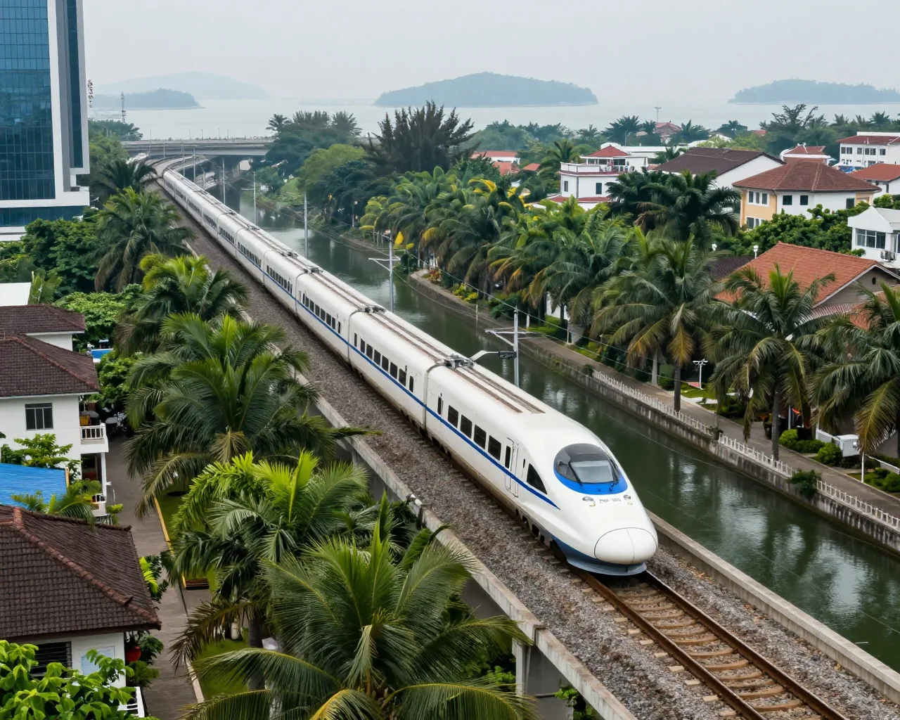 Zhuhai avança em linha de trem-bala de 350 km/h para Jiangmen