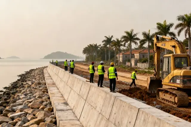 Zhuhai avança em obras de proteção contra enchentes e marés