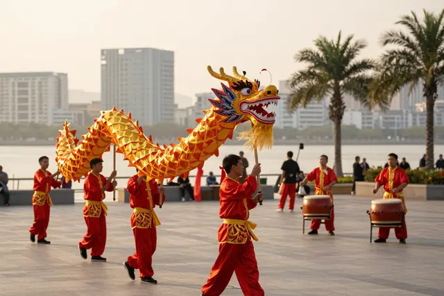 Zhuhai celebra Dia Mundial do Dragão e Leão com espetáculo de arte tradicional
