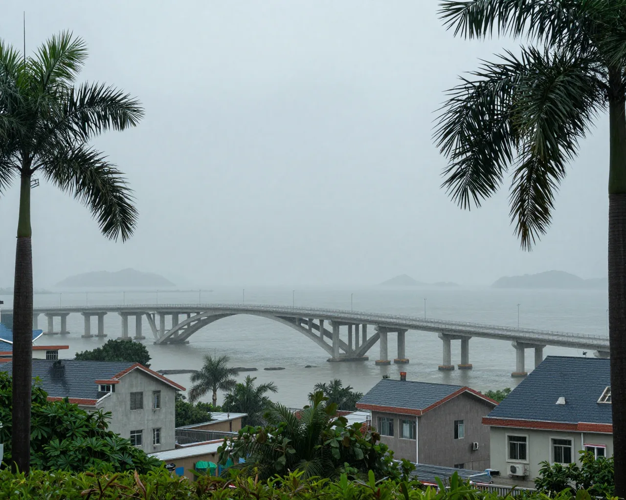 Zhuhai cria protocolo de segurança para fechar pontes em tempestades