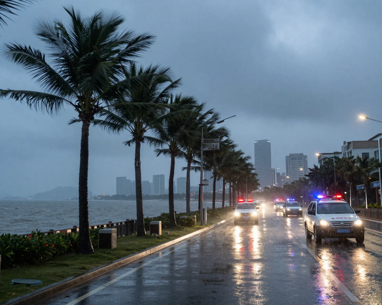 Zhuhai entra em alerta máximo para o tufão Huijagasha