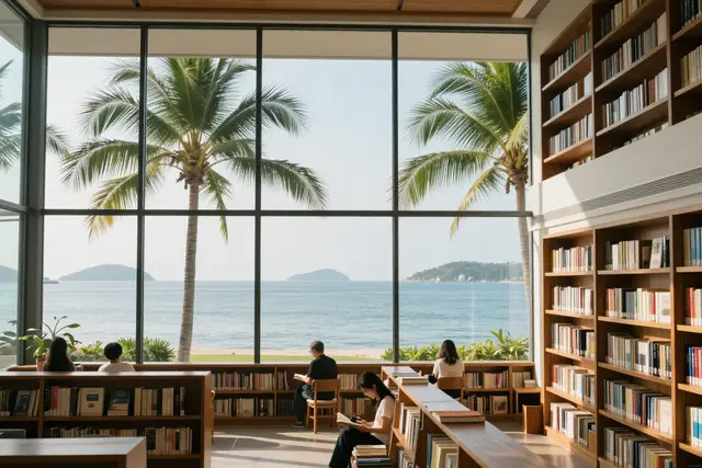 Zhuhai inaugura biblioteca gastronômica com vista para o mar