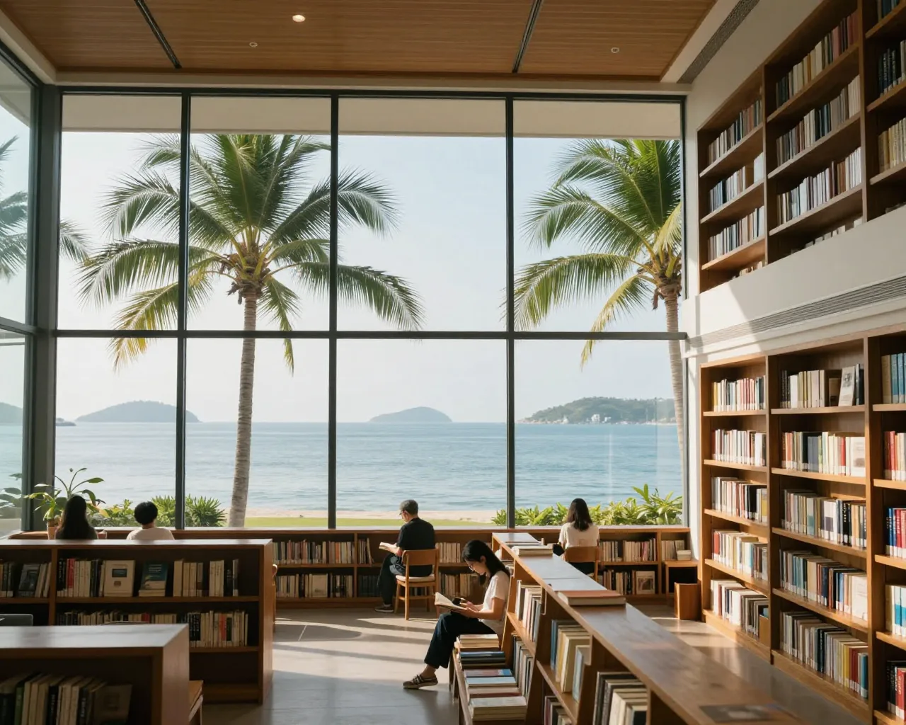 Zhuhai inaugura biblioteca gastronômica com vista para o mar