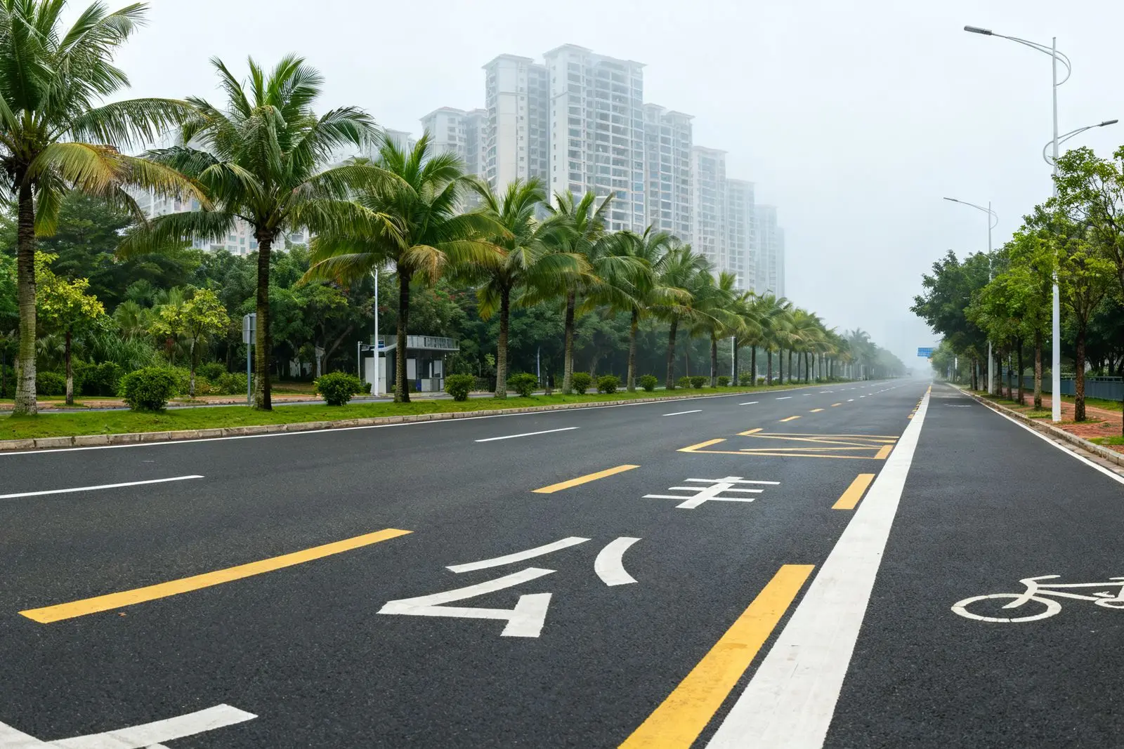 Zhuhai melhora duas ruas com nova linha de ônibus e estacionamento inteligente