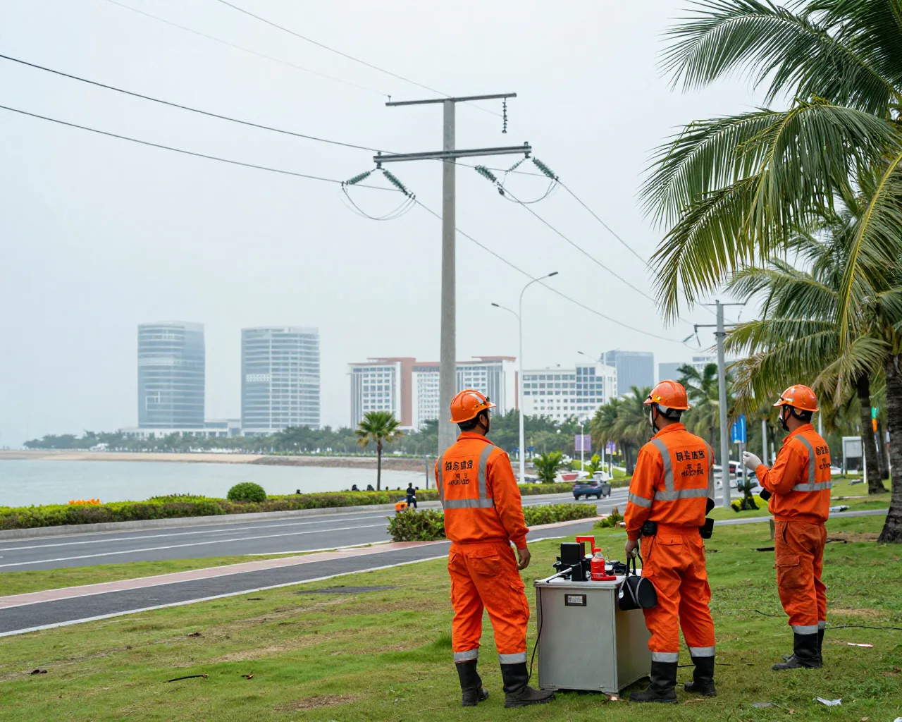 Zhuhai mobiliza 2 mil técnicos e drones para garantir energia a Macau