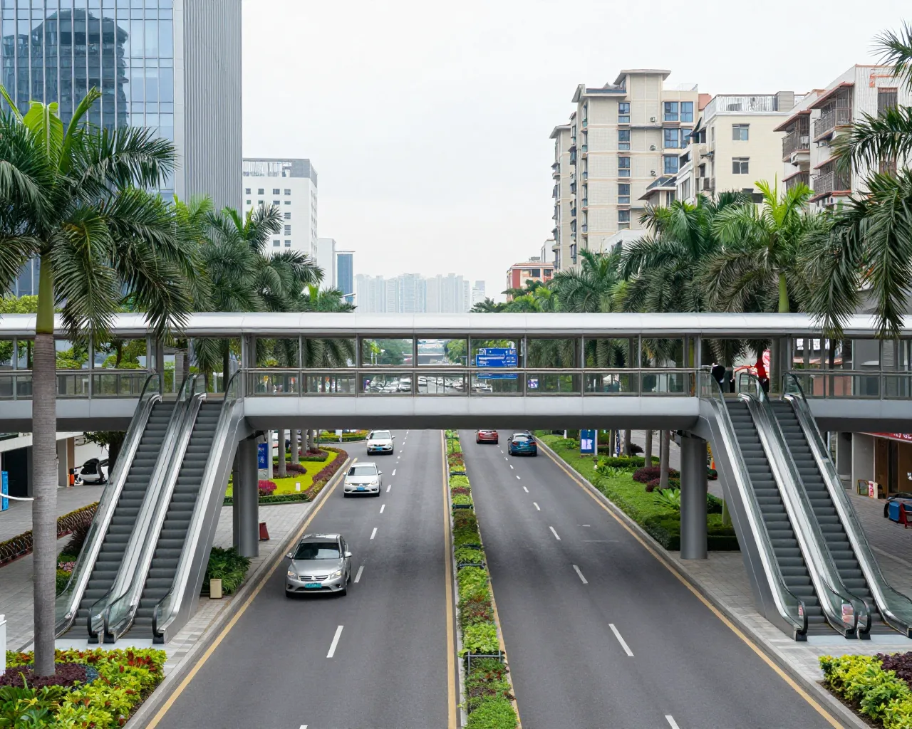 Zhuhai moderniza trânsito com novas passarelas e túneis para 2026
