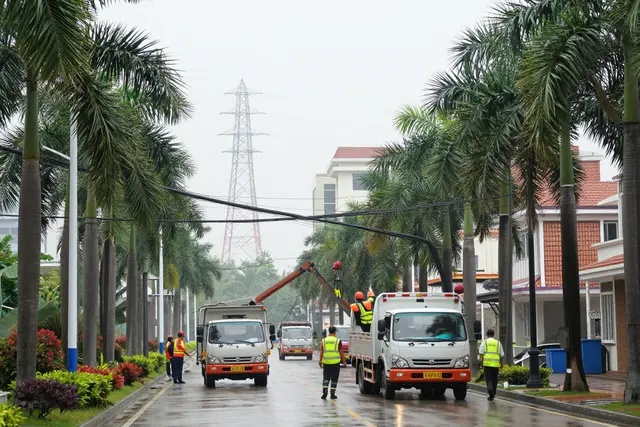 Zhuhai recupera 80% da energia após passagem do tufão Huajasha