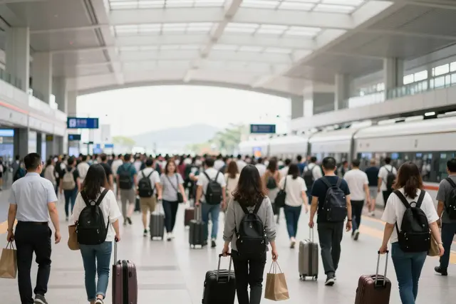 Zhuhai registra alta no movimento ferroviário após feriado de Ano Novo