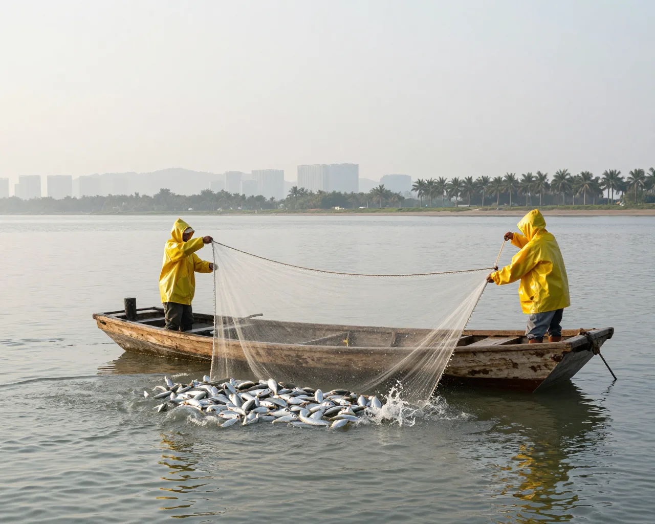 Zhuhai solta 216 mil peixes e promove observação de aves com Macau