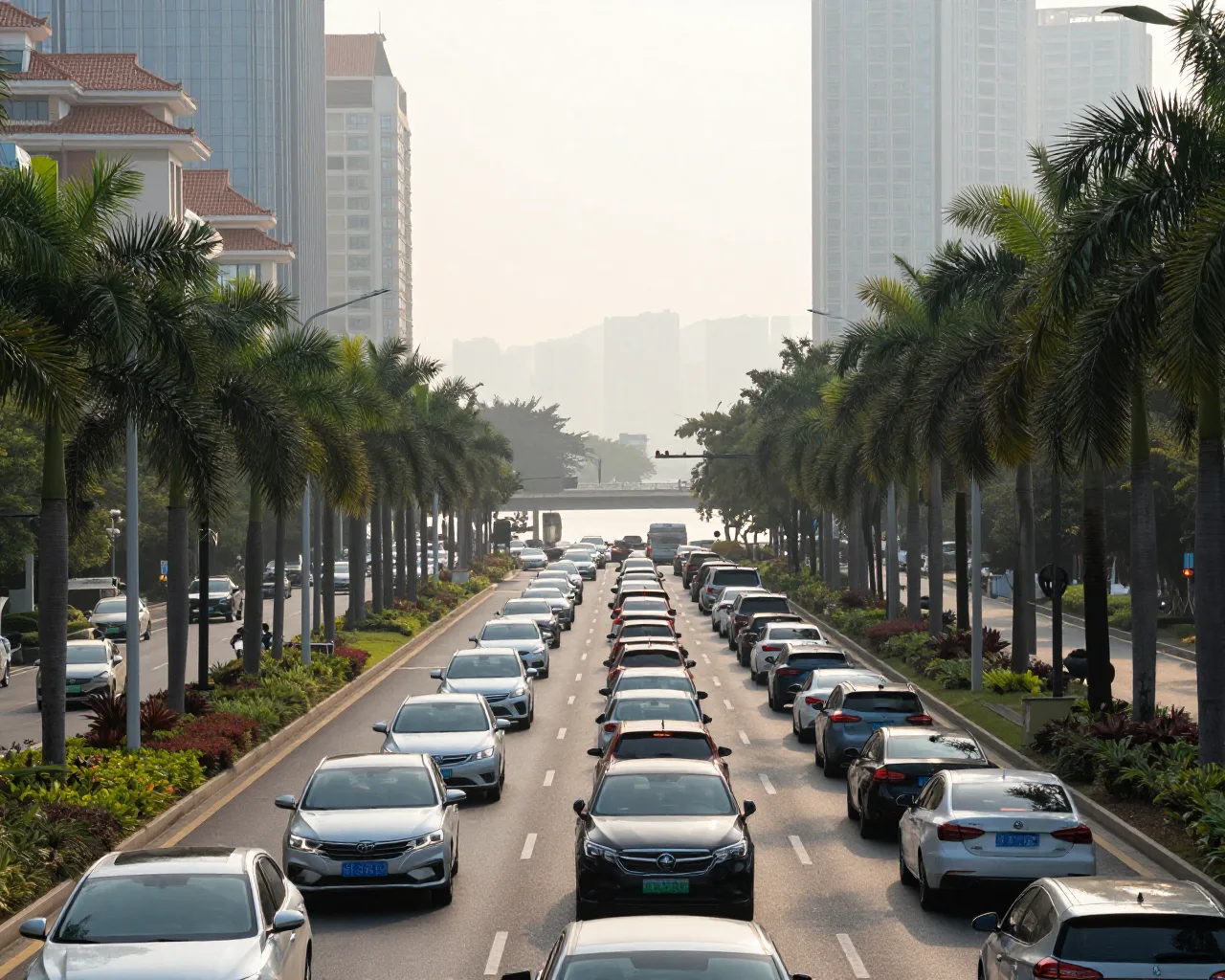 Zhuhai tem 965 mil carros e especialistas pedem mais transporte público